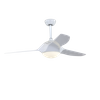 Airbena con luces Led para ventiladores, lámpara remota y araña de Control, decorativa, moderna, negra, 52 pulgadas, hoja de CC, 6 velocidades, luz de ventilador de techo