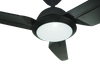 Airbena Ventilador eléctrico de 52 pulgadas AC Abs Blades False Smart Control remoto Ventilador de techo Iluminación LED