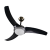 Airbena 3 Aspas ABS Color Negro Ventilador de Techo de Alta Calidad con Luz Led