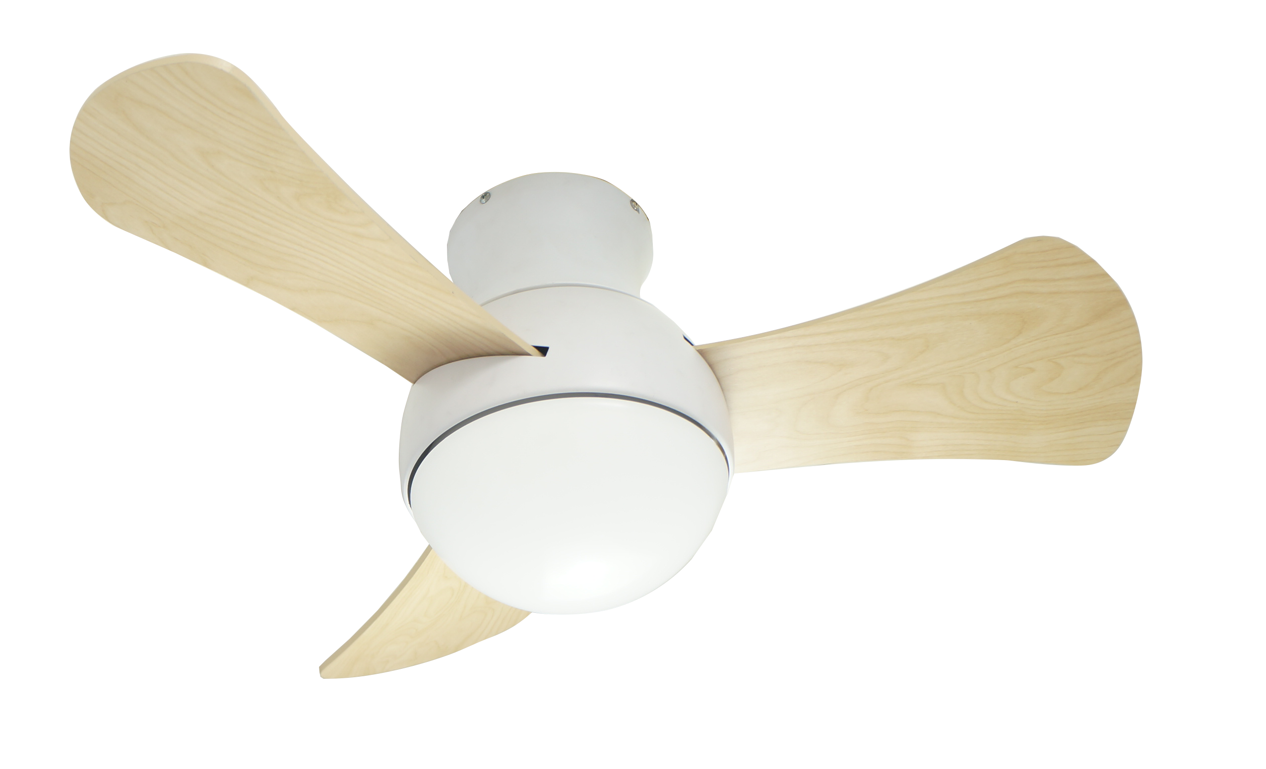 Airbena nuevo producto retráctil 36 'ventilador de techo con luz