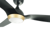 Ventilador de techo interior con motor DC de nuevo diseño Airbena con luz LED