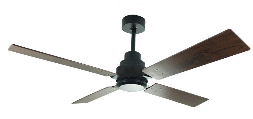 Control remoto Ventilador de techo moderno de madera inteligente con luz