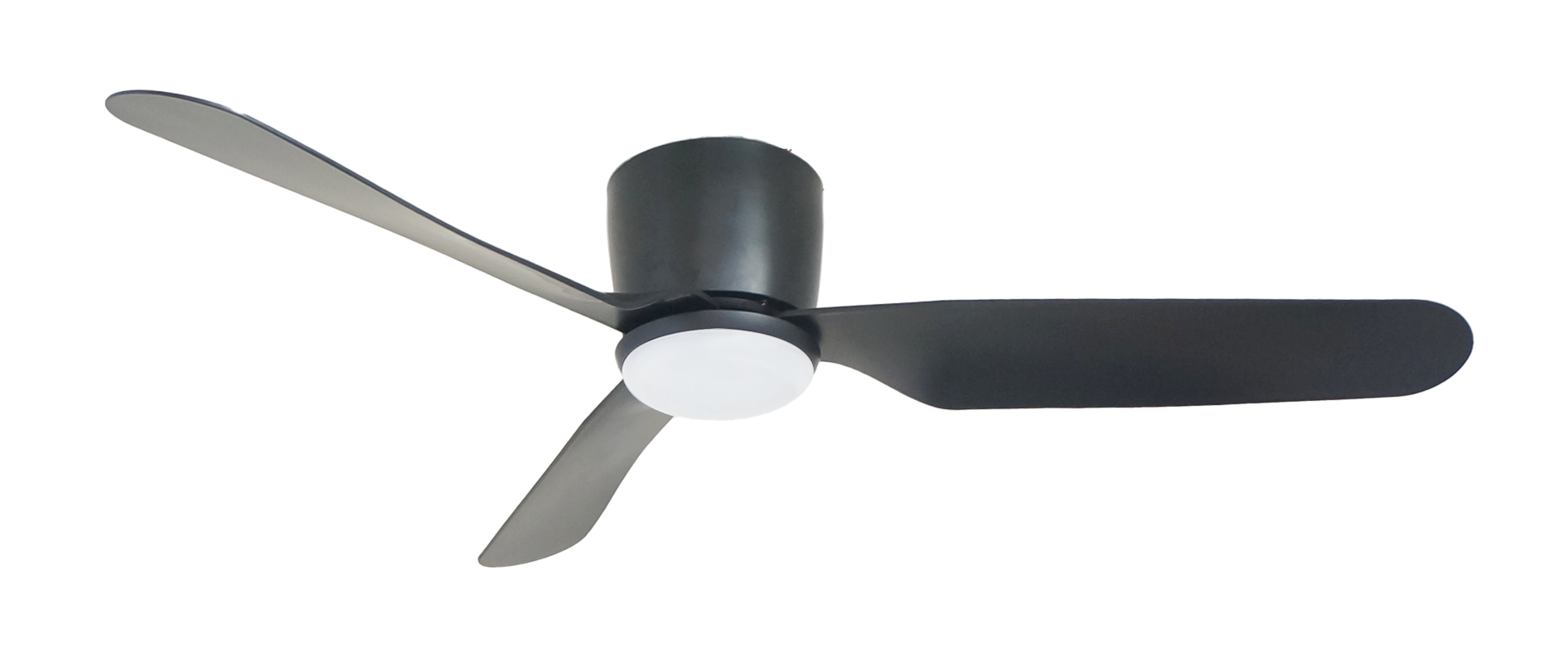 Airbena Ceiling Design Fan Leaf Black Hugger Ventiladores de techo con y sin luces