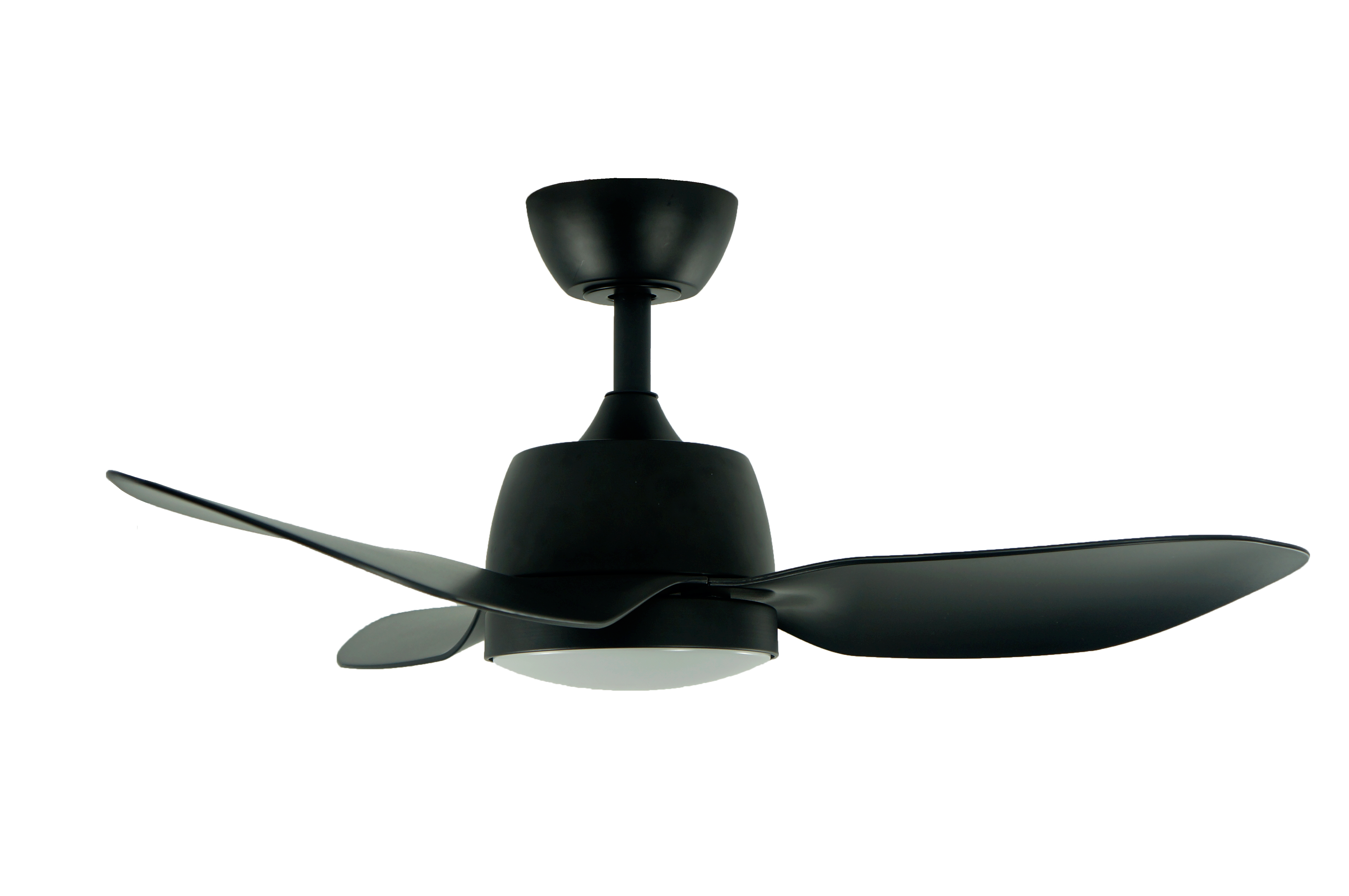 Estilo Simple moderno 3 aspas ABS para familias y hoteles de 40 pulgadas con lámpara para ventiladores de techo domésticos